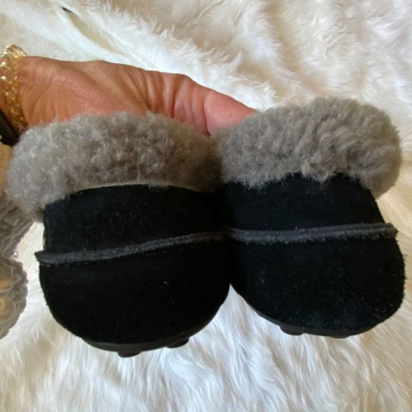 UGG Women's Solana Loafer Slipper Black Womens 11 - Picture 7 of 10